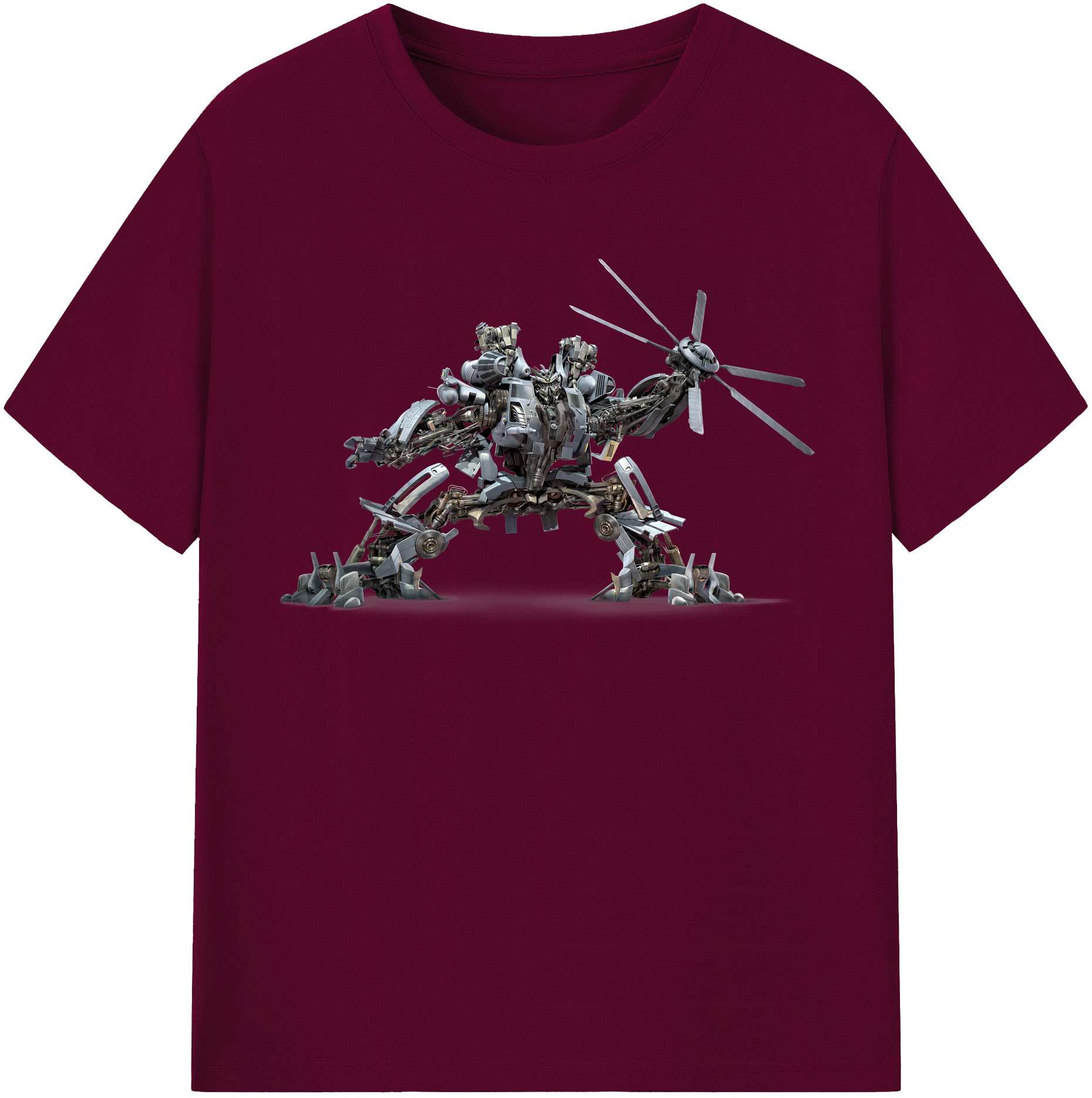 （画像用） Transformers トランスフォーマー レディースカジュアルプリントTシャツ（綿100％）